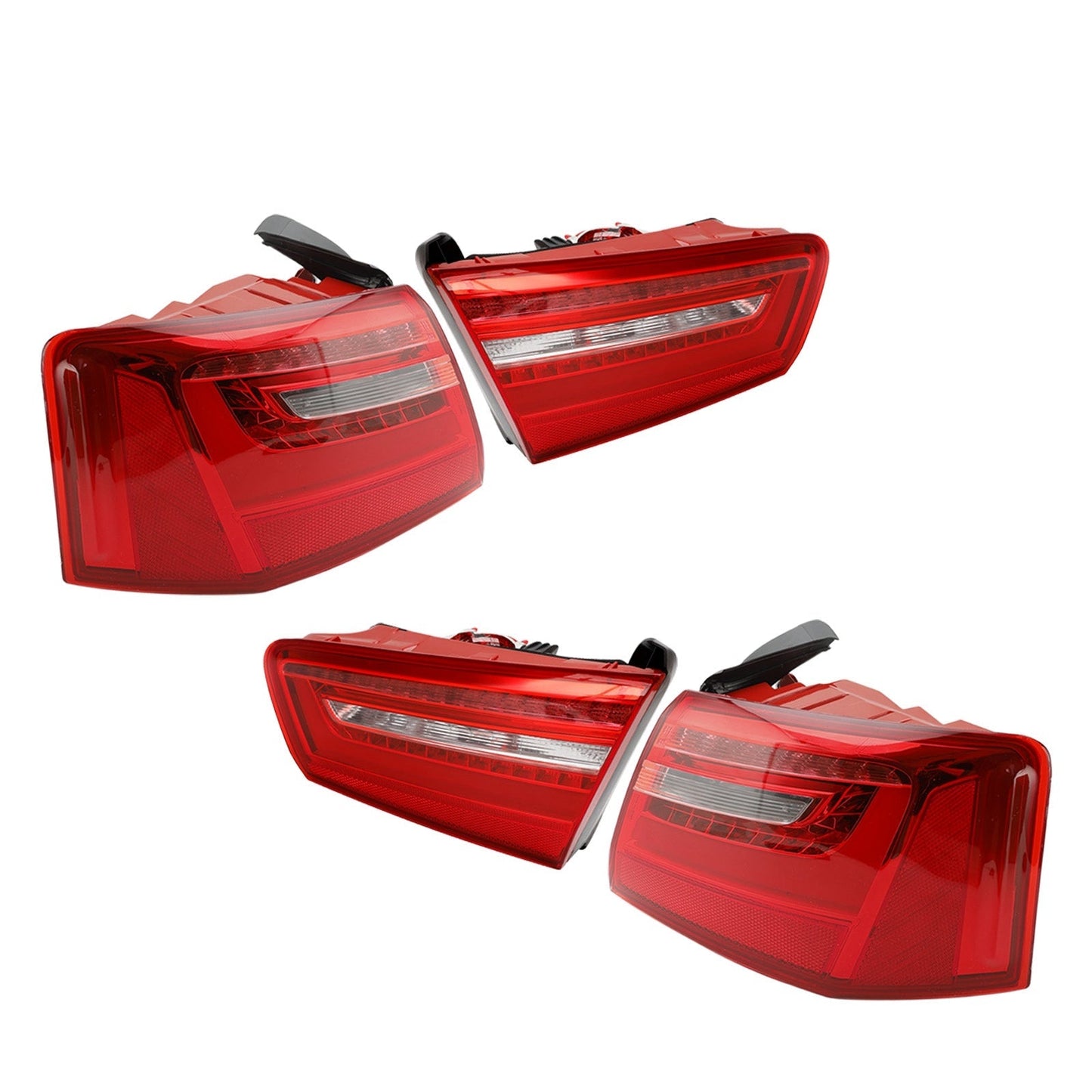 4pcs LED Taillight Brake Light for Audi A6 (2012-2015)