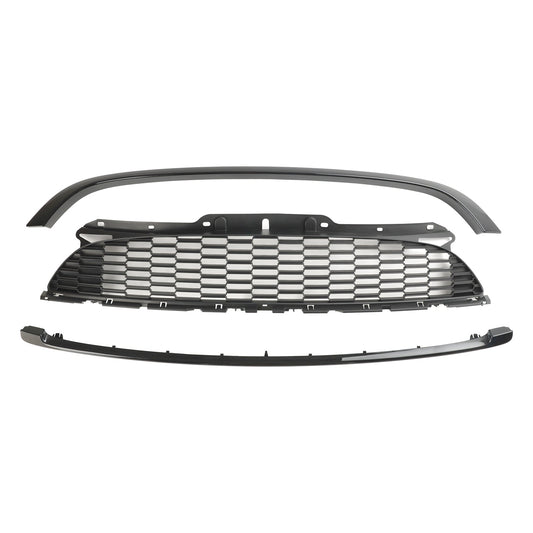 3PCS Gloss Black Front Grille for MINI R59 Cooper S JCW Roadster 12-15