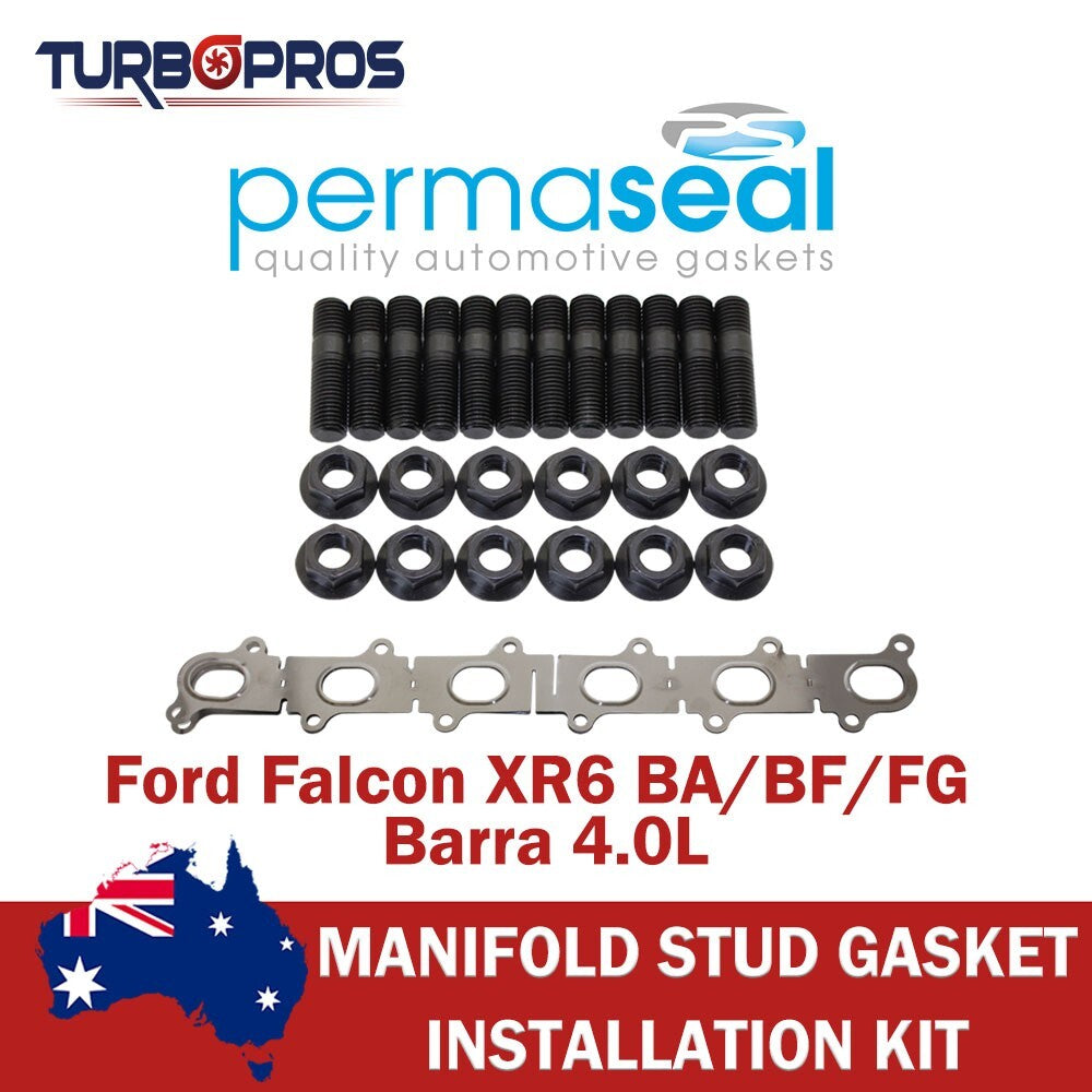 Permaseal Exhaust Manifold Installation Stud&Gasket Kit for Ford Falcon XR6 4.0L