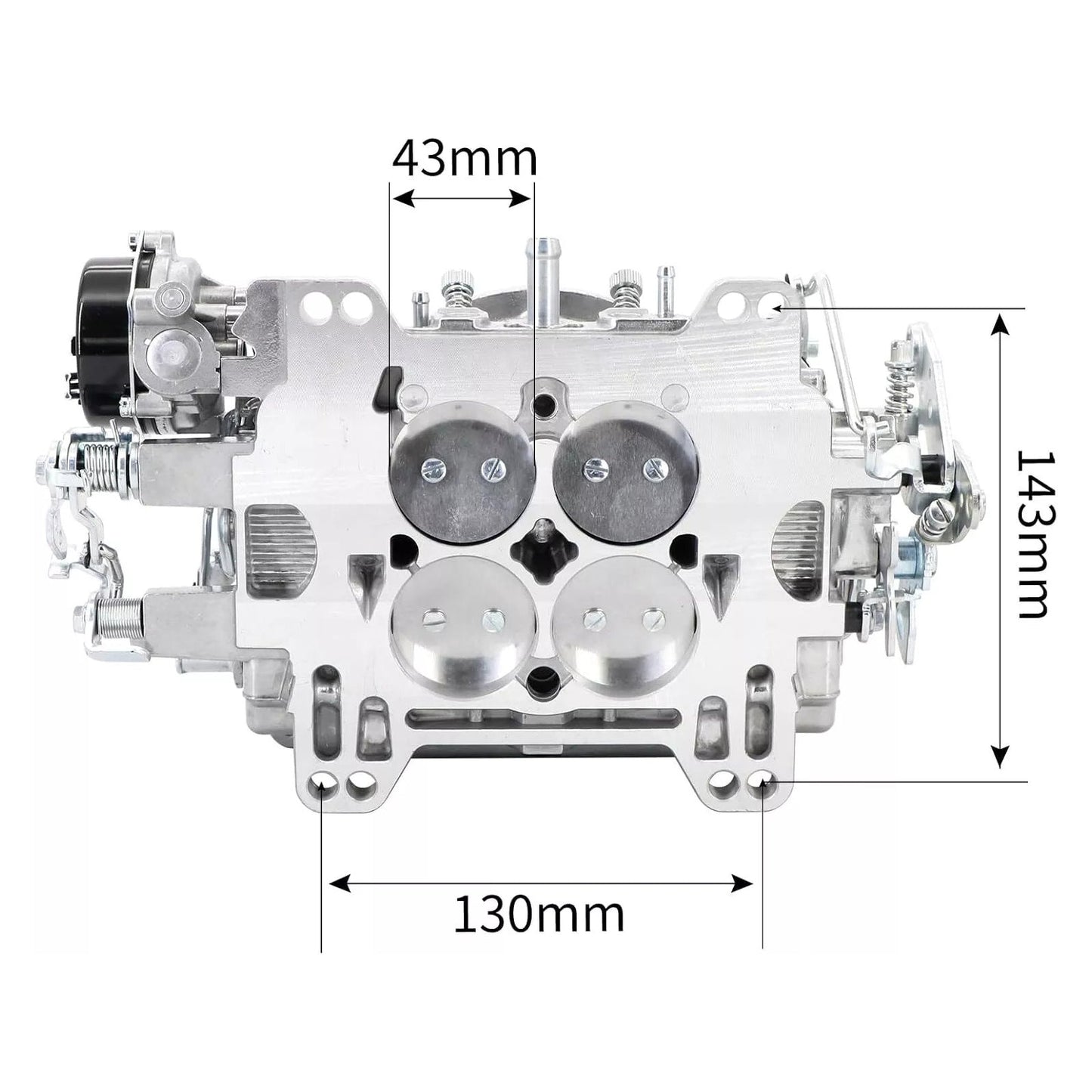 4 Barrel Carburetor For Edelbrock 1411 Performer 750 CFM Electric Choke