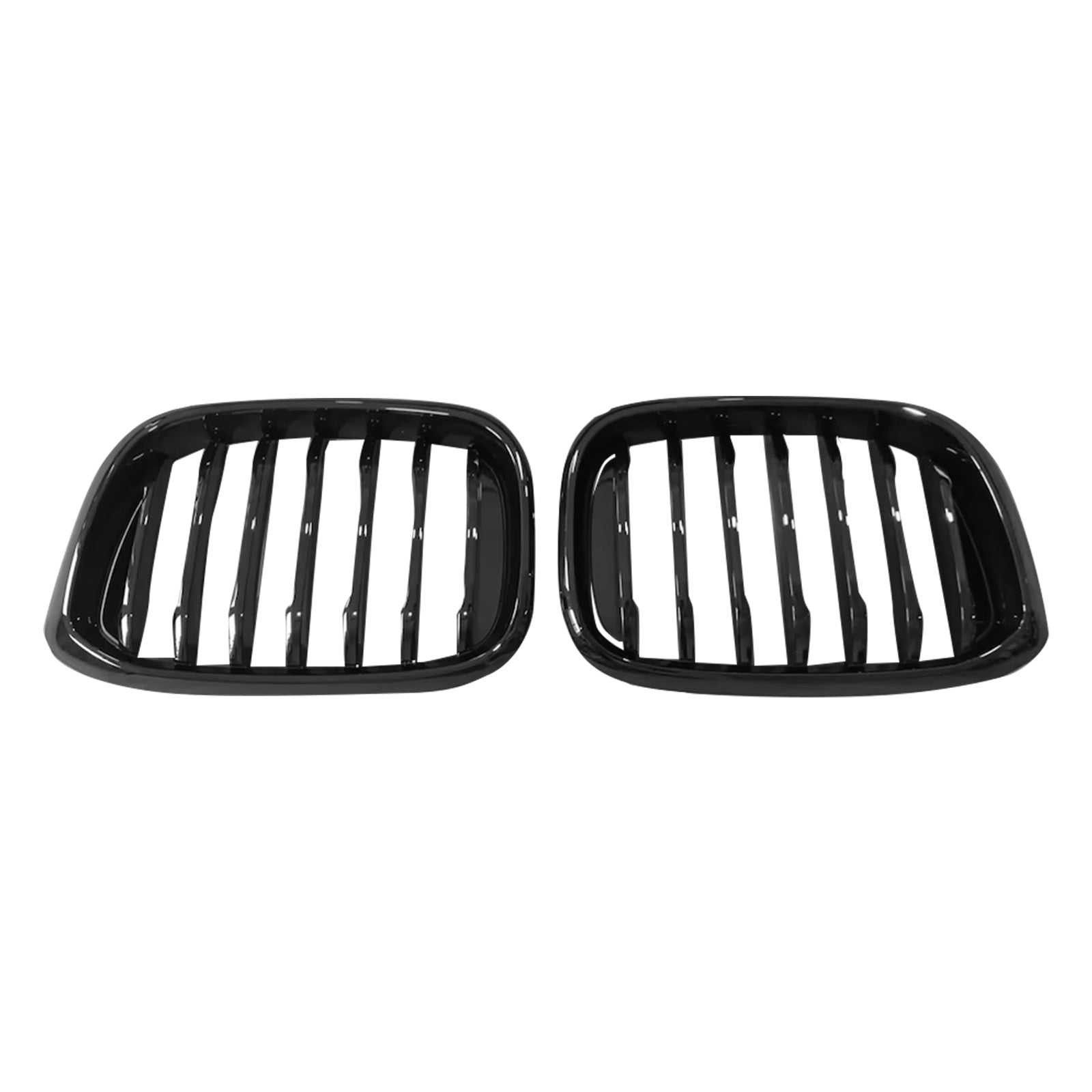 Front Bumper Grill Grille Suitable For BMW X3 G01 X4 G02 2018-2021 Gloss Black-0