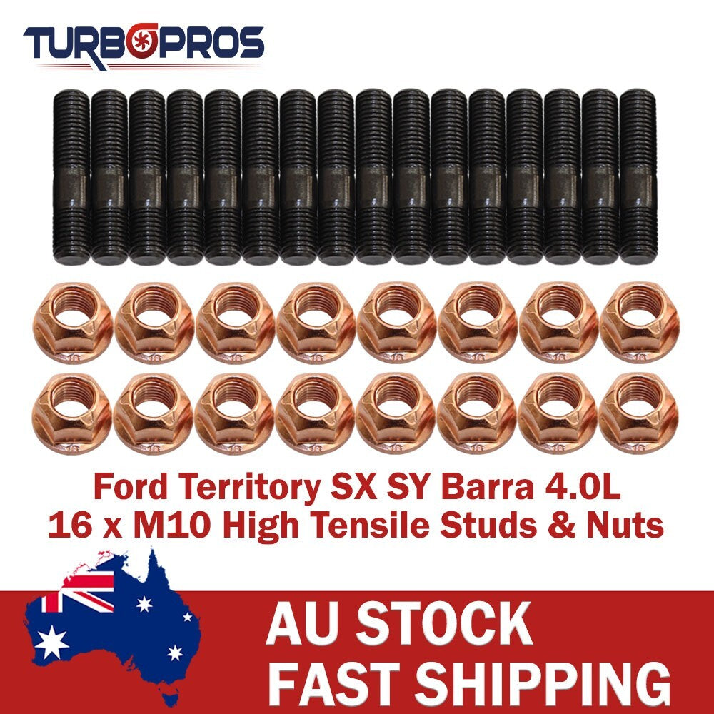 High Tensile Exhaust Manifold&Turbo Stud Kit for Ford Territory SX SY Barra 4.0L