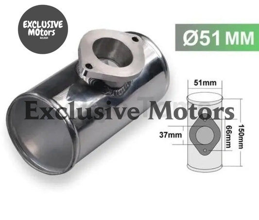 51MM 2" ALLOY T PIECE PIPE Fit For GR**dy RZ and RS BOV TK-BOV02FP51 - Tokyo Tom's