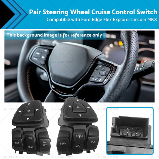 Steering Wheel Cruise Control Switch for Ford Explorer Lincoln MKX (2011-2015)