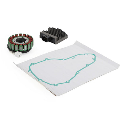 Magneto Stator+Voltage Rectifier+Gasket For Kawasaki 17-21 Z650 Ninja/Versys 650 Generic