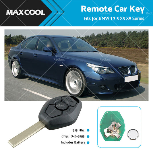 Remote Car Key 315MHz for BMW 3 5 Series X3 X5 2005-2010