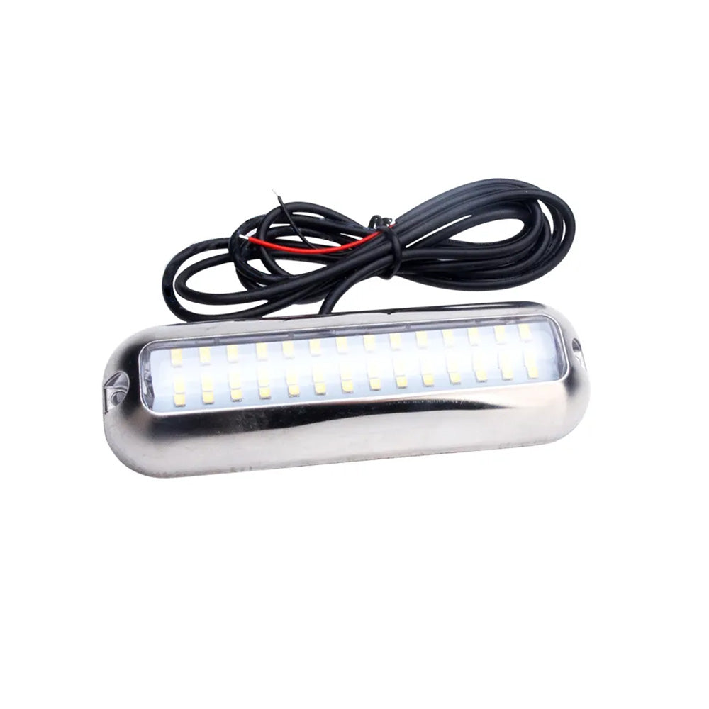 42LED Boat Light Underwater Marine Transom Lights 316 Stainless Steel Pontoon-4