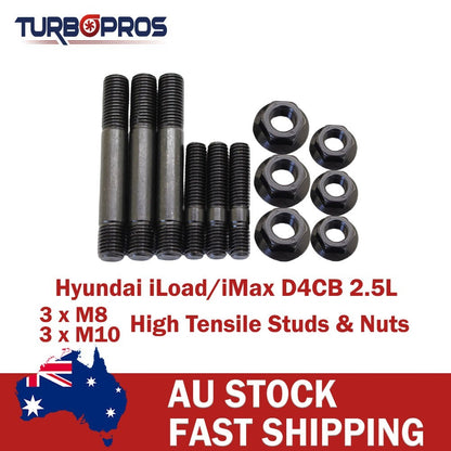 High Tensile Turbo Charger Stud Kit for Hyundai Iload/Imax D4CB 2.5L