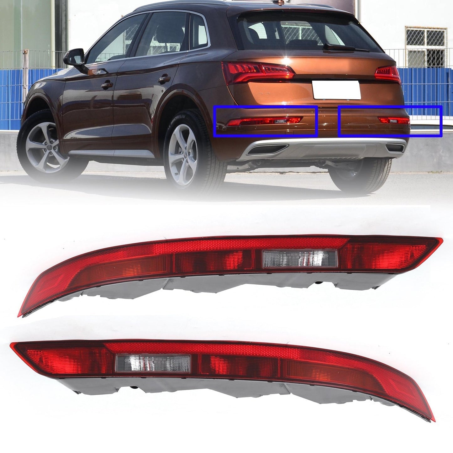Lower Tail Light Brake Lamp for Audi Q5 18-21 EU Version