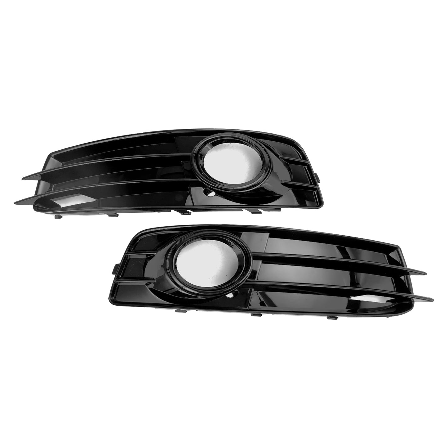 Front Lower Bumper Grille Fog Light Cover for Audi A3 8P S-Line 09-12