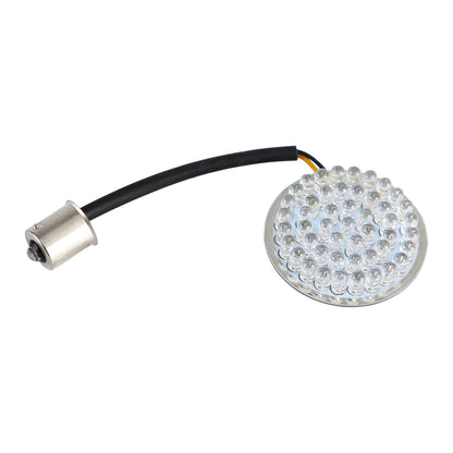 1156 Rear LED Turn Signal Insert Lights for Dyna Touring Street Road Glide 883 Generic