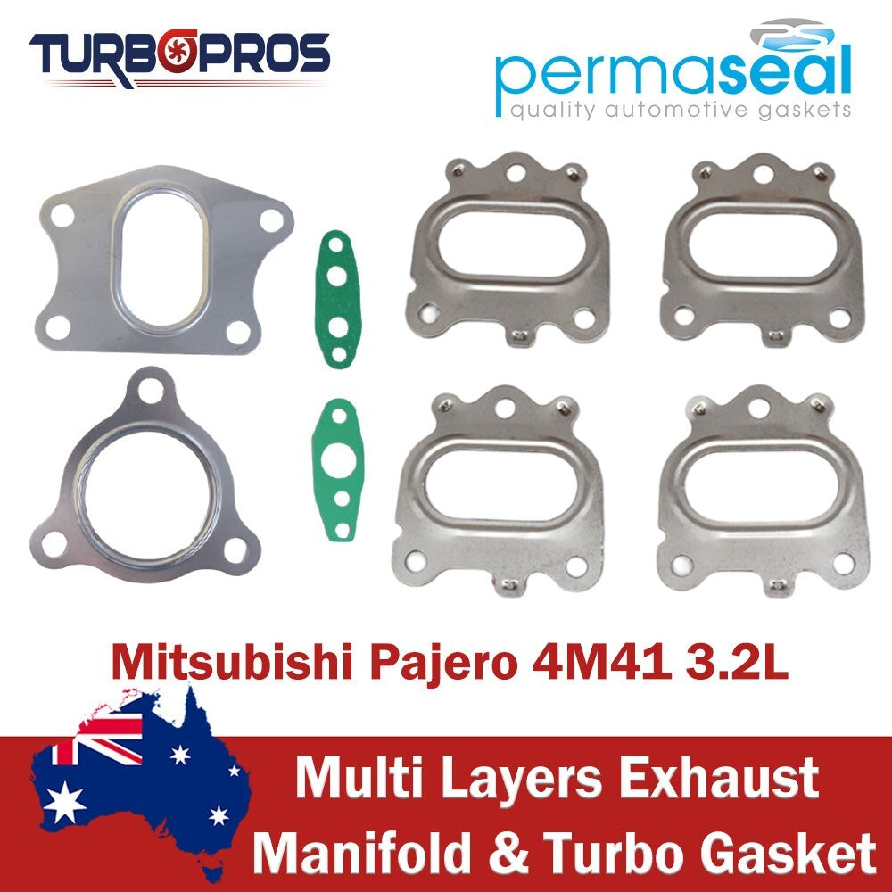 Permaseal Exhaust Manifold&Turbo Gasket for Mitsubishi Pajero 4M41 3.2L VT13