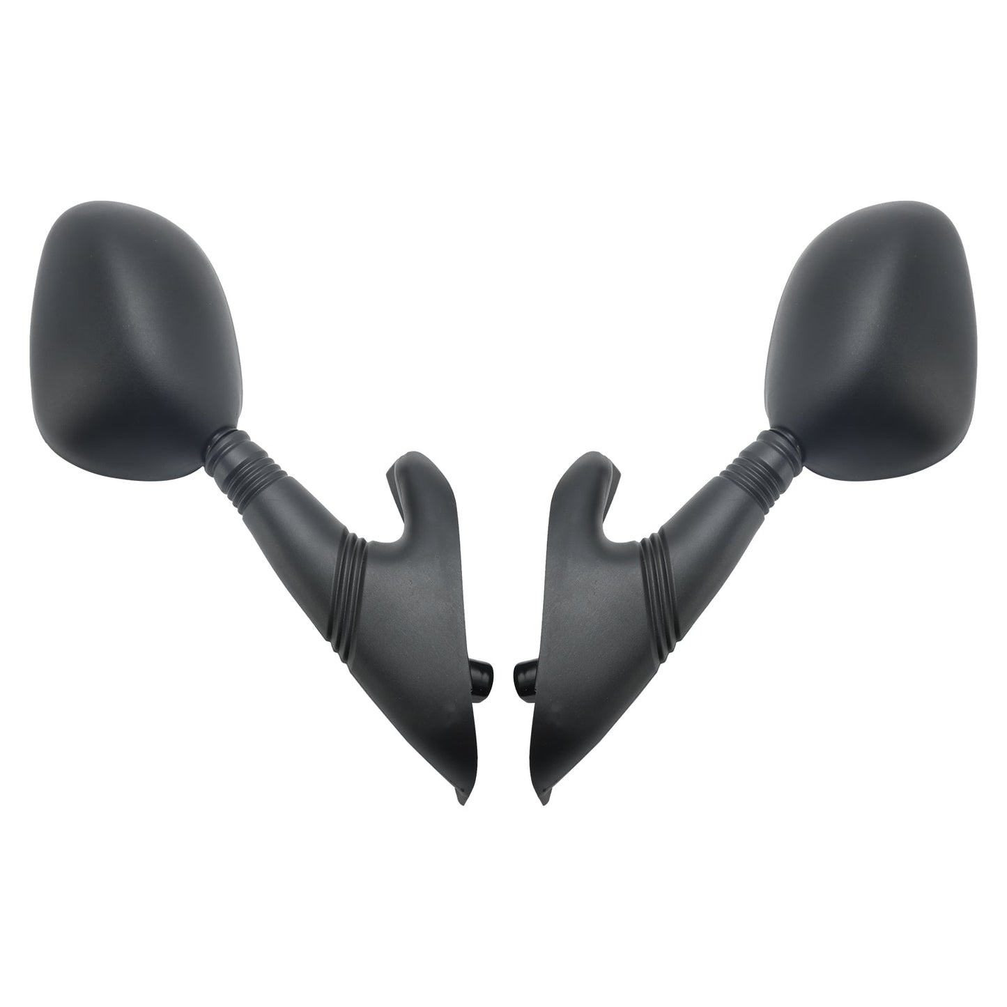 BLACK PAIR of REAR VIEW MIRRORS FOR PIAGGIO X9 125/180/200/250/500 2000-2003