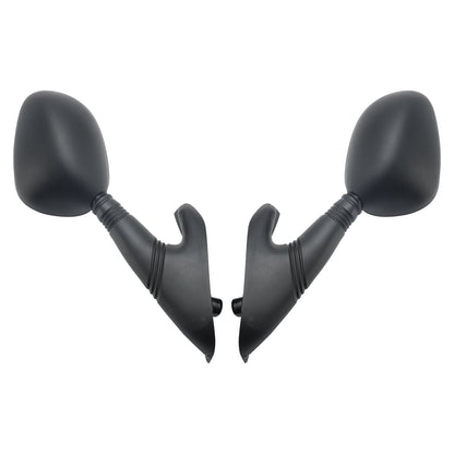 BLACK PAIR of REAR VIEW MIRRORS FOR PIAGGIO X9 125/180/200/250/500 2000-2003
