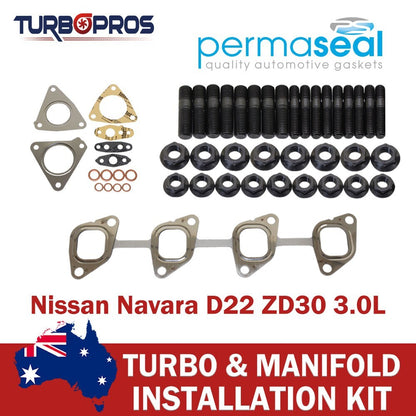 Permaseal Turbo&Exhaust Manifold Installation Kit for Nissan Navara D22ZD30 3.0L
