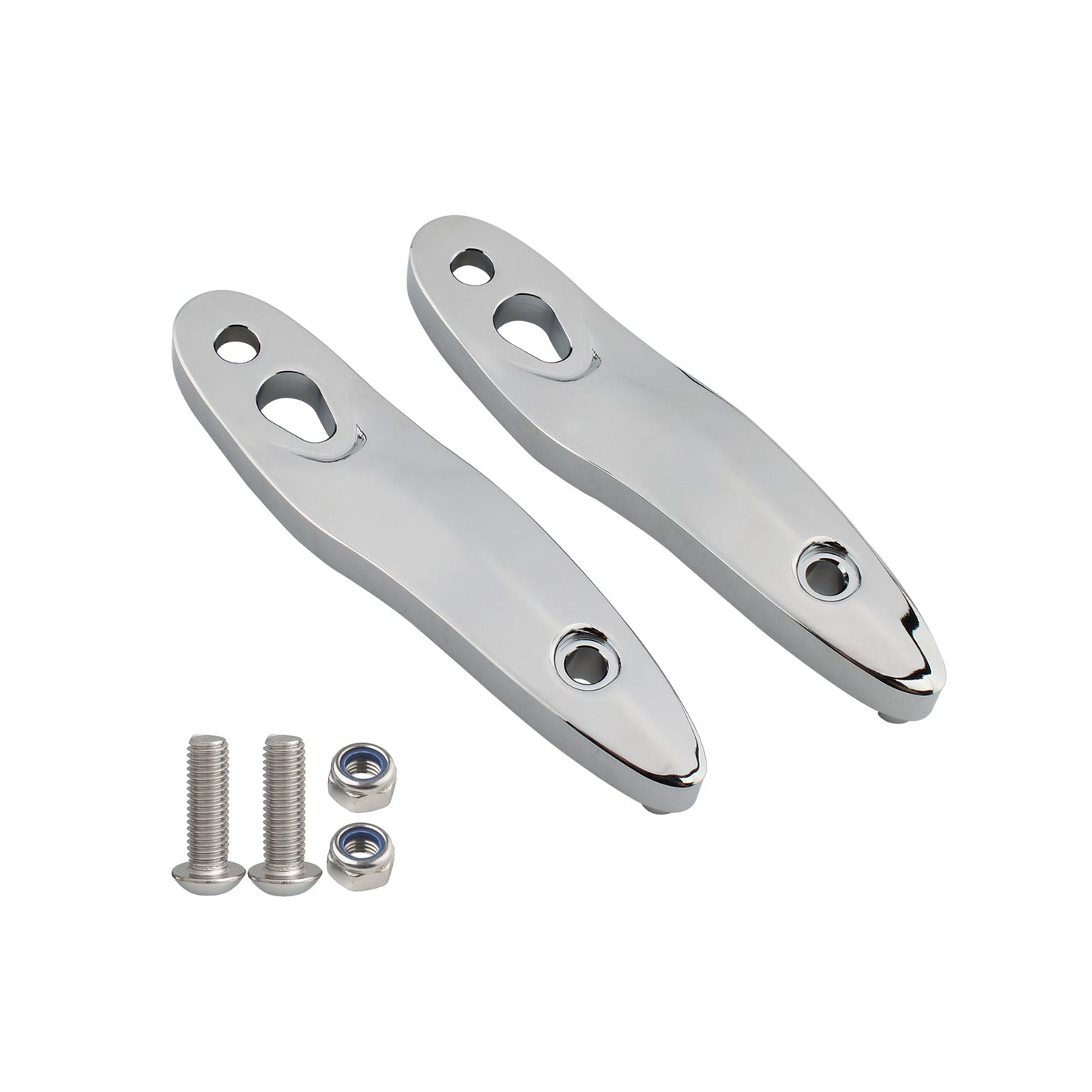 Turn Signal Extension Bracket License Plate Relocation Kit Fit for Softail 00-23 Generic