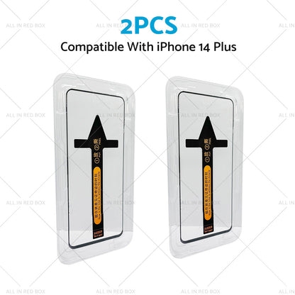 2PCS Tempered Glass Screen Protector Suitable For iPhone 14/ Pro/ Max/ Plus-4