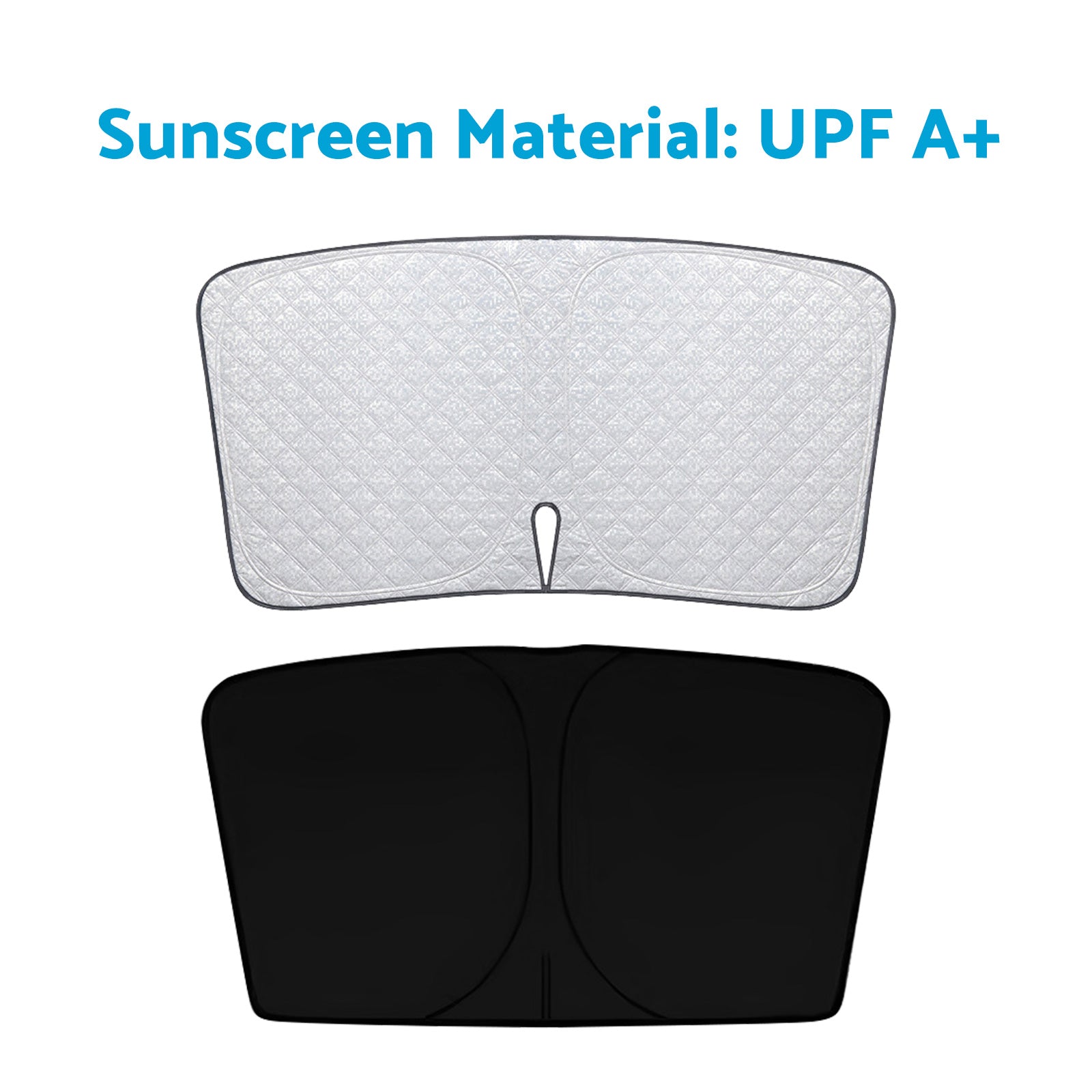 6-Layer Thick Windshield Sun Visor Suitable For BYD Seal 2024 UV Protection-4
