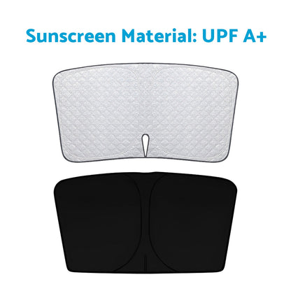 6-Layer Thick Windshield Sun Visor Suitable For BYD Seal 2024 UV Protection-4