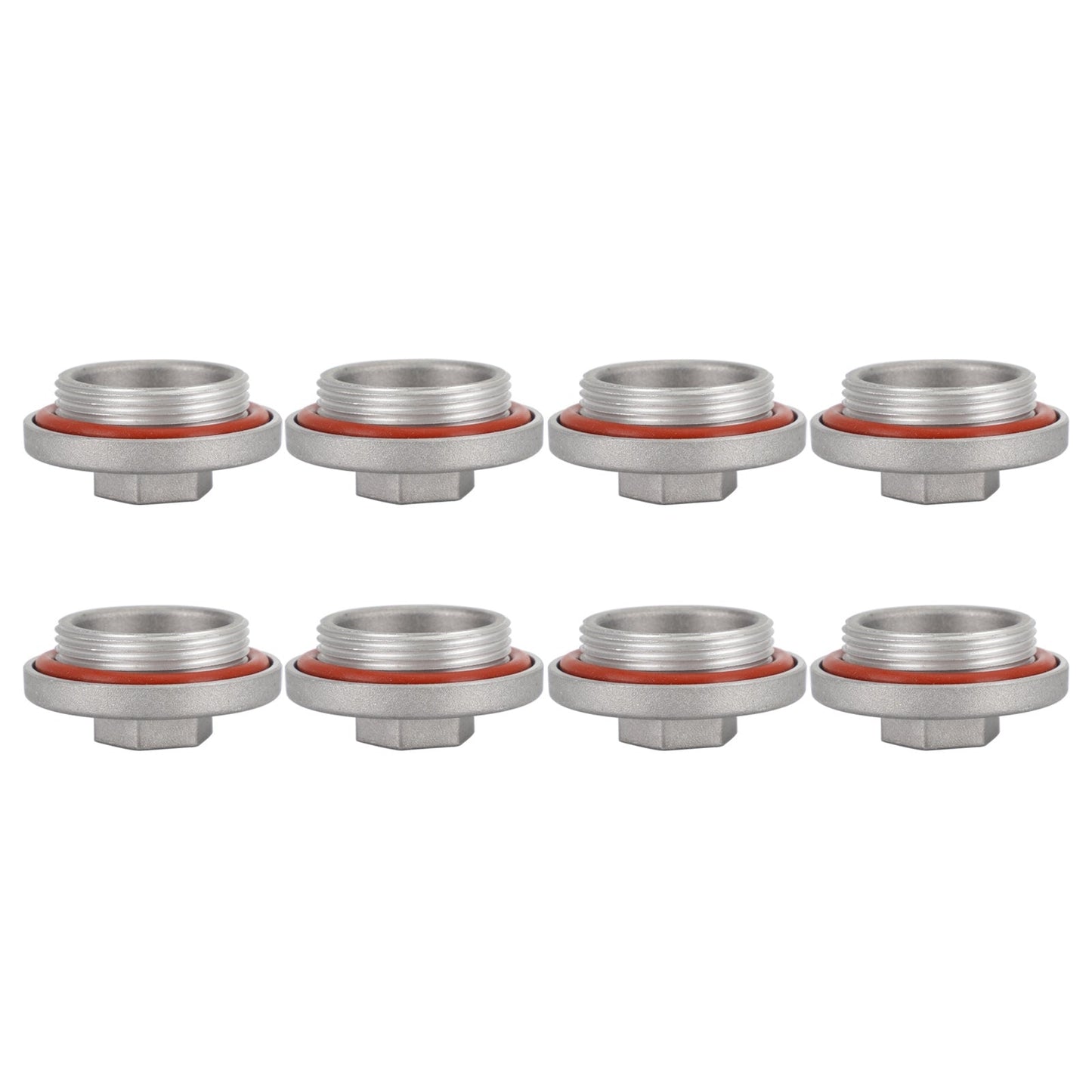 8x Valve Adjuster Cover Cap O-Ring For Suzuki QuadRunner LT LT-F 125 160 185 230 Generic