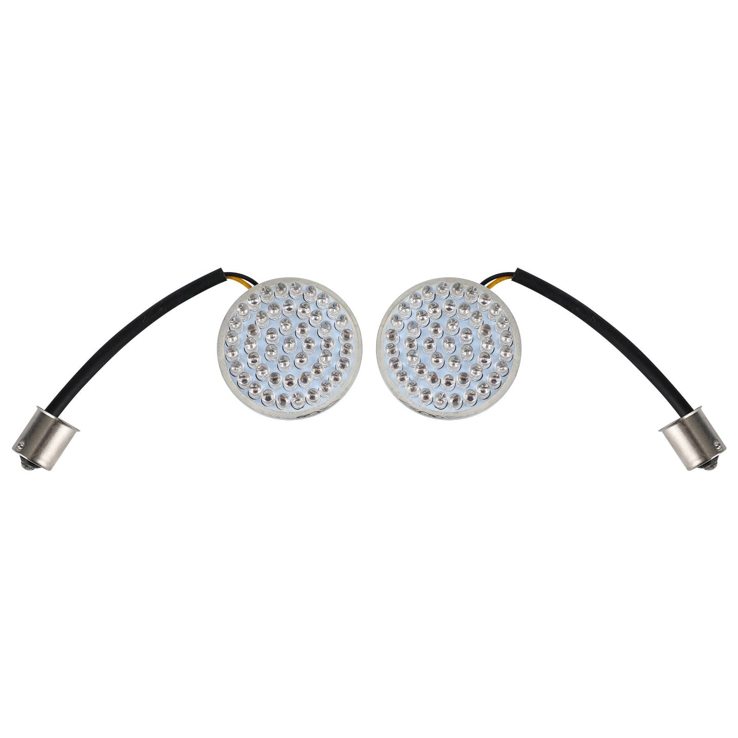 1156 Rear LED Turn Signal Insert Lights for Dyna Touring Street Road Glide 883 Generic