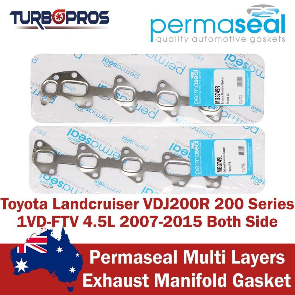 Permaseal Exhaust Manifold Gasket for Toyota Landcruiser 200 Series 1VD-FTV 4.5L