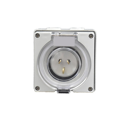 15A 3 Pin Power Inlet Suitable For Caravan Motor Home RV 250V Electrical Socket-1