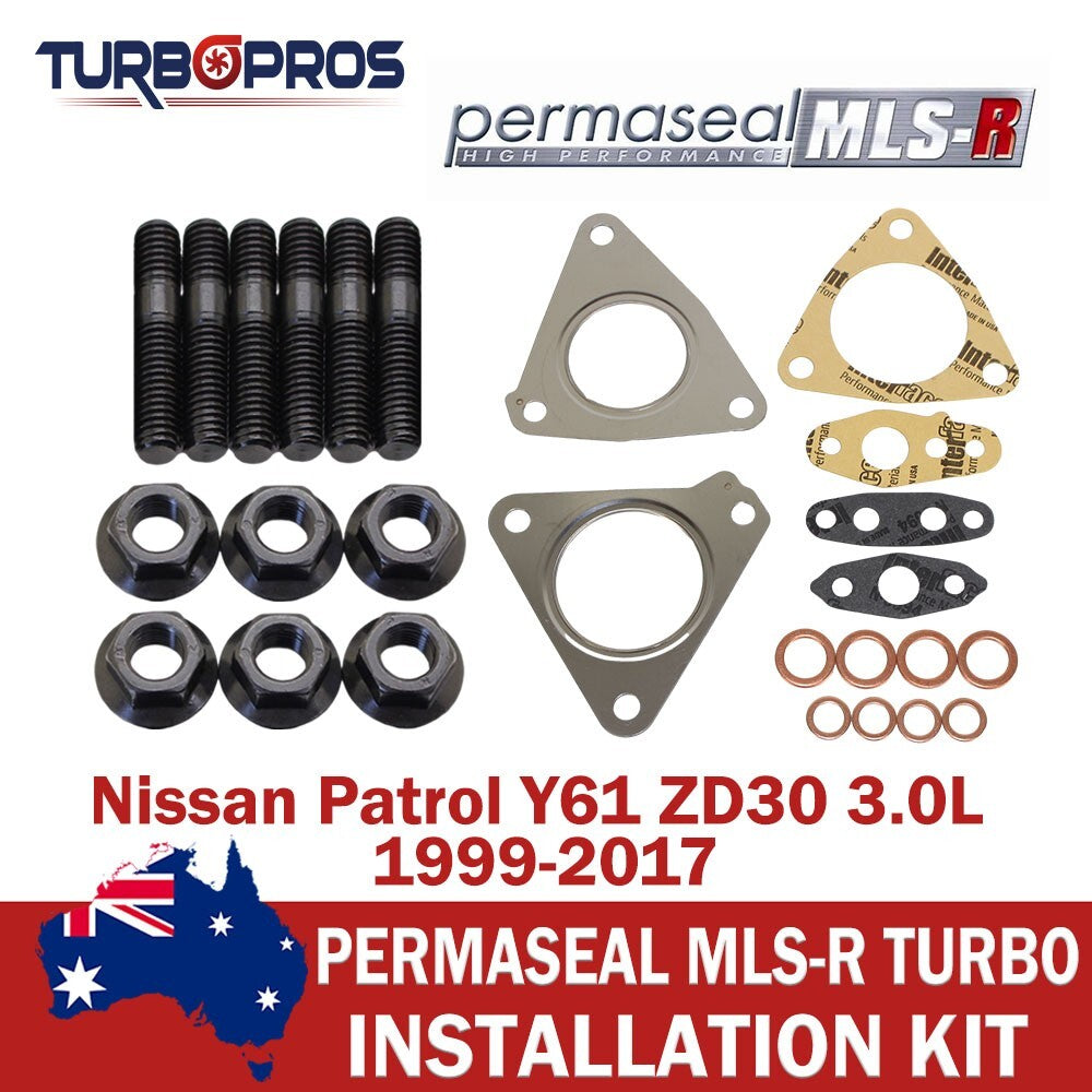 Permaseal Turbo Installation Stud&Gasket Kit for Nissan Patrol Y61 ZD30 3.0L