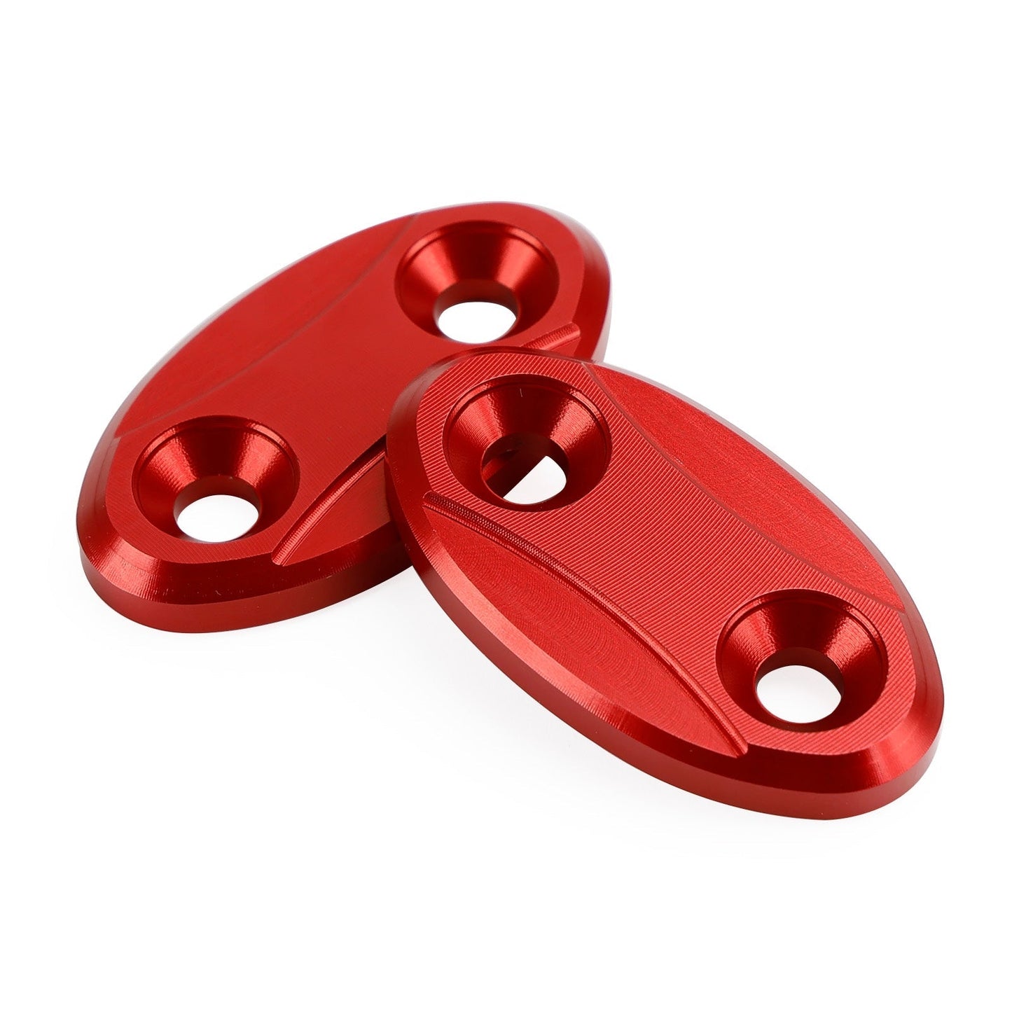 ALU mirror delete blanking block off plates fits Kawasaki ZX-6R ZX6R 2003-2004
