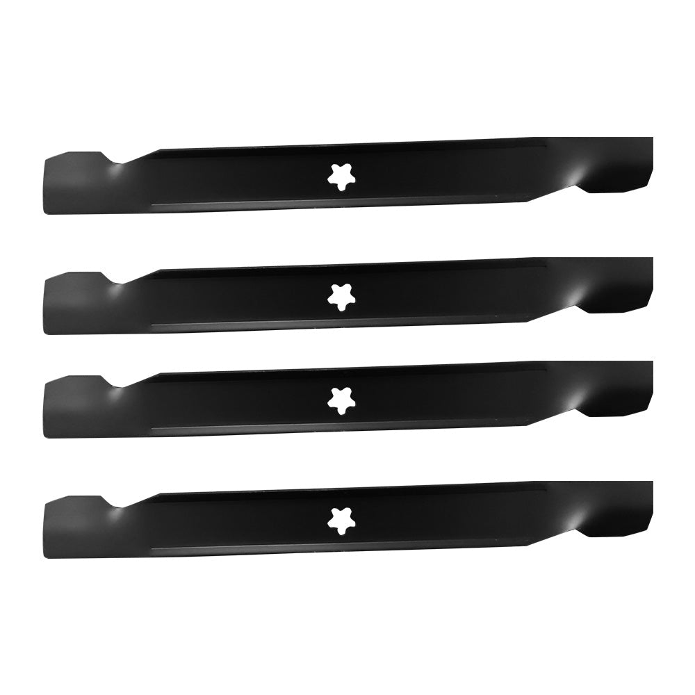 Mower Blades 4x Suitable For 42-Inch Husqvarna / Craftsman / Poulan Mowers 5321388871 / 138971-3
