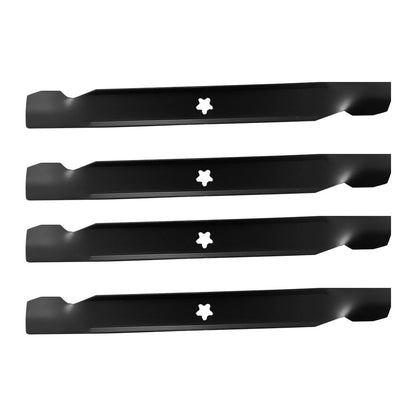 Mower Blades 4x Suitable For 42-Inch Husqvarna / Craftsman / Poulan Mowers 5321388871 / 138971-3