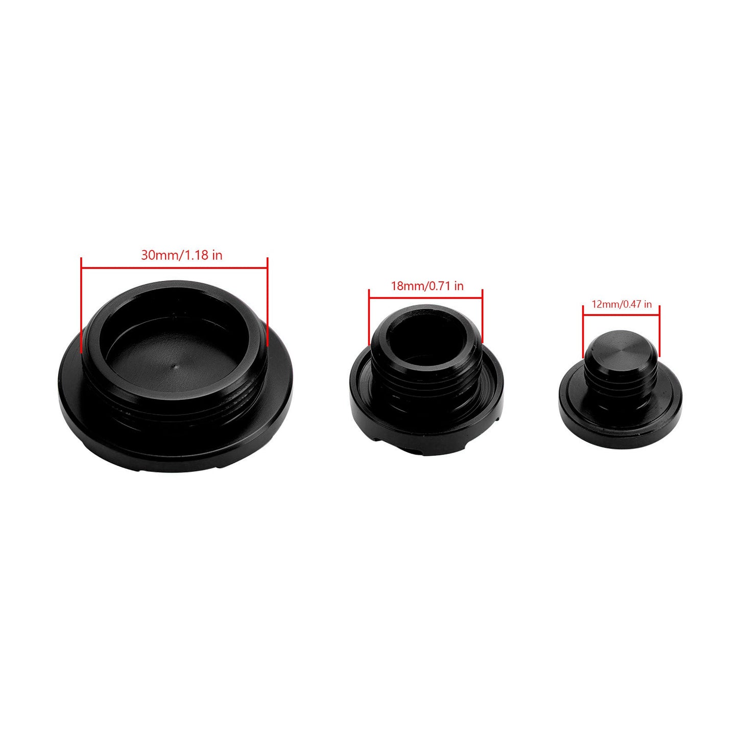ALU Billet Engine Plug Kit For Kawasaki KX250 KX250F KX450 KX450F 2009-2020