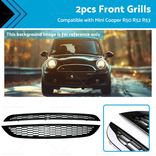 Honeycomb Mesh Front Grill for Mini Cooper R50/R52/R53 2002-2006
