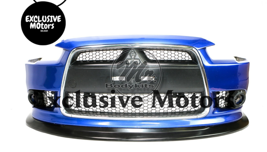 Plastic Front Bumper Splitter Lip for Mitsubishi Lancer 2009-2015