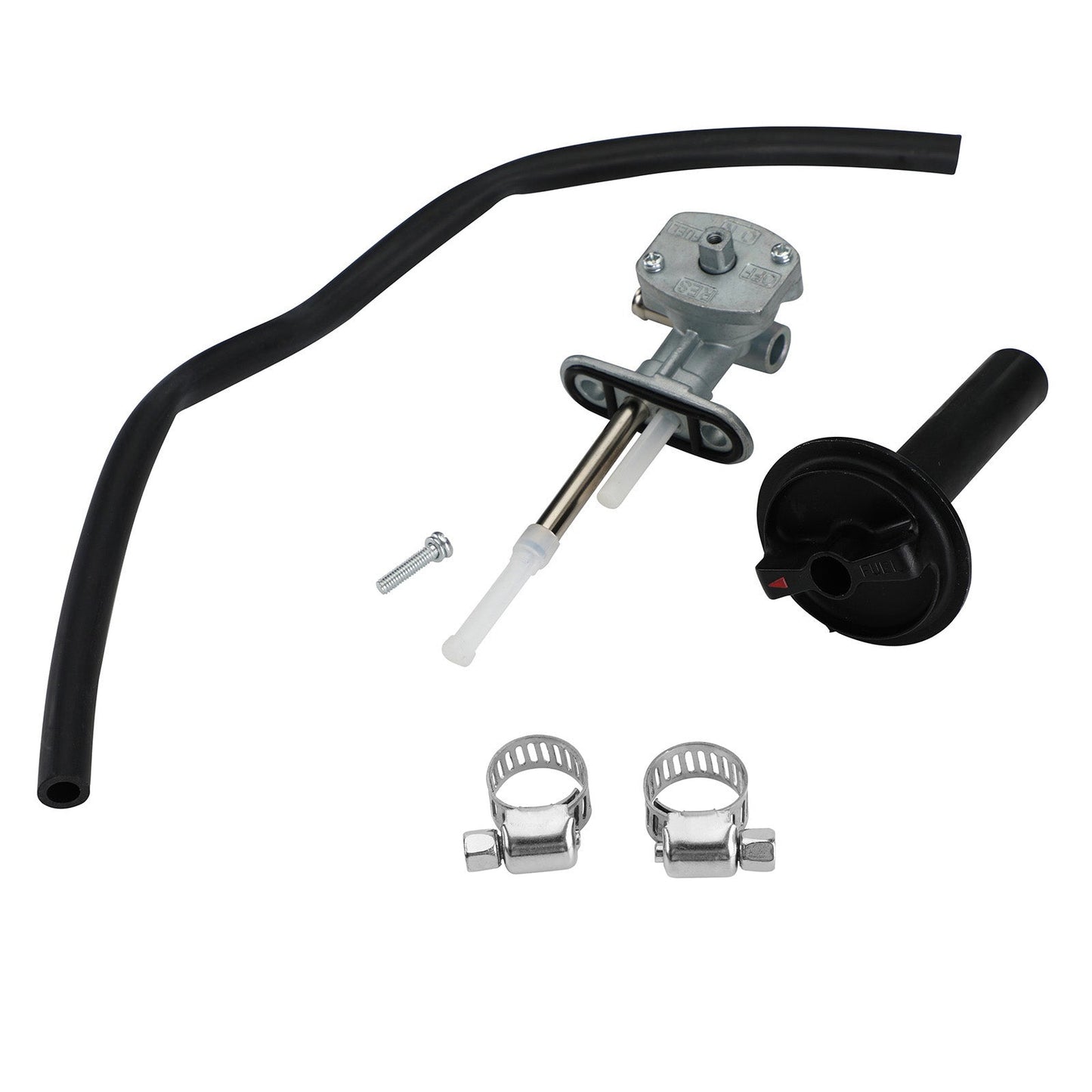 Fuel Valve Petcock & Lever Screw for Kawasaki Prairie 360 KVF360 2003-2013 Generic