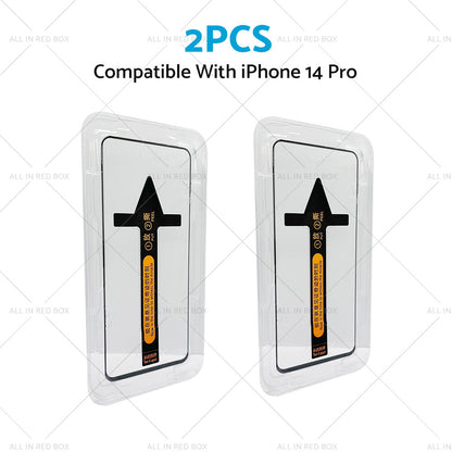 2PCS Tempered Glass Screen Protector Suitable For iPhone 14/ Pro/ Max/ Plus-3