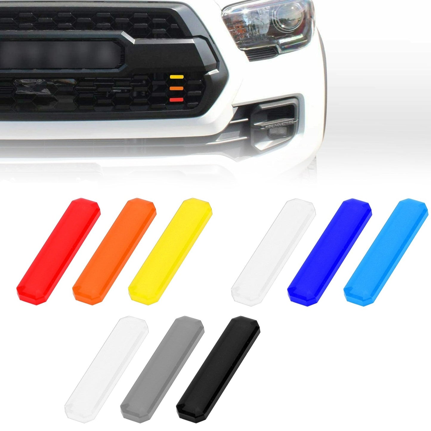 Tri-color Grille Decal for Toyota Tacoma TRD Pro (2016-2020)