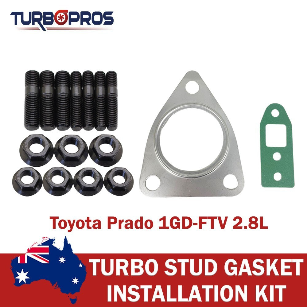 Turbo Charger Installation Stud & Gasket Kit for Toyota Prado 1GD-FTV 2.8L