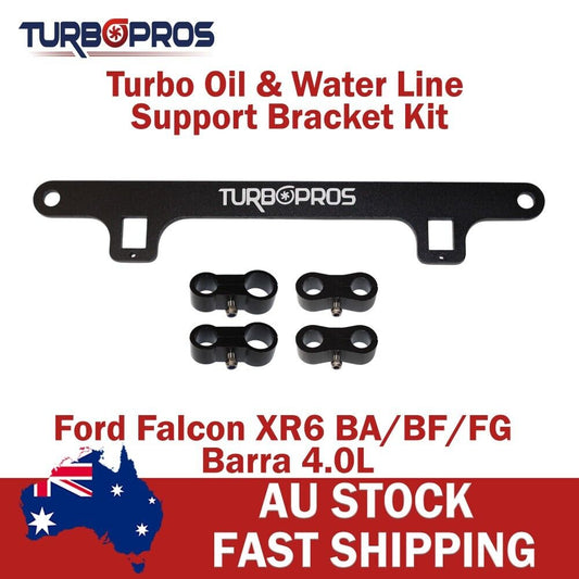 Turbo Oil&Water Line Support Bracket Kit for Ford Falcon XR6 BA/BF/FG Barra 4.0L