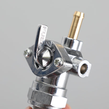 Petcock Fuel Valve Straight Outlet 22mm fit for Dyna Super Glide Electra Glide Generic