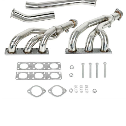 Exhaust Header 6-2-1 Design Suitable For BMW E46 E39 Z3 2.5L 2.8L 3.0L L6 96–02-0