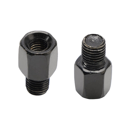 Motorcycle Mirror Adapters Adaptors Right-hand turn 8mm to 10mm Reverse Thread