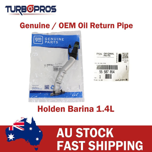 Genuine Turbo Charger Oil Return Pipe for Holden Barina 1.4L