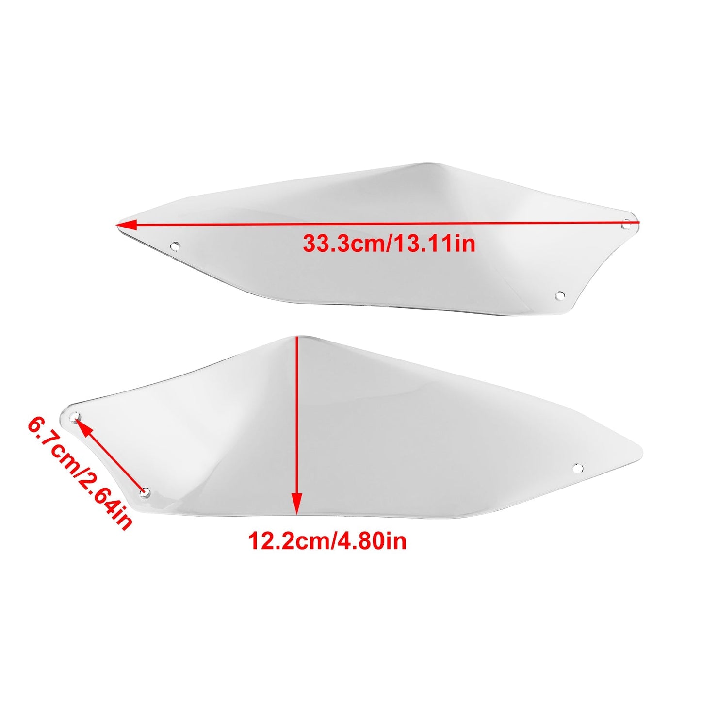 DUCATI Desert X 2022-2023 Motorcycle Deflector Side Top