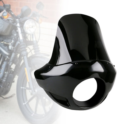 35mm-49mm Forks Most 5.75" Headlights Dyna Windshield Headlight Fairing