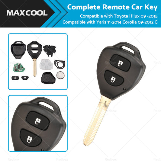 Remote Key for Toyota Hilux Yaris Corolla 2009-2015