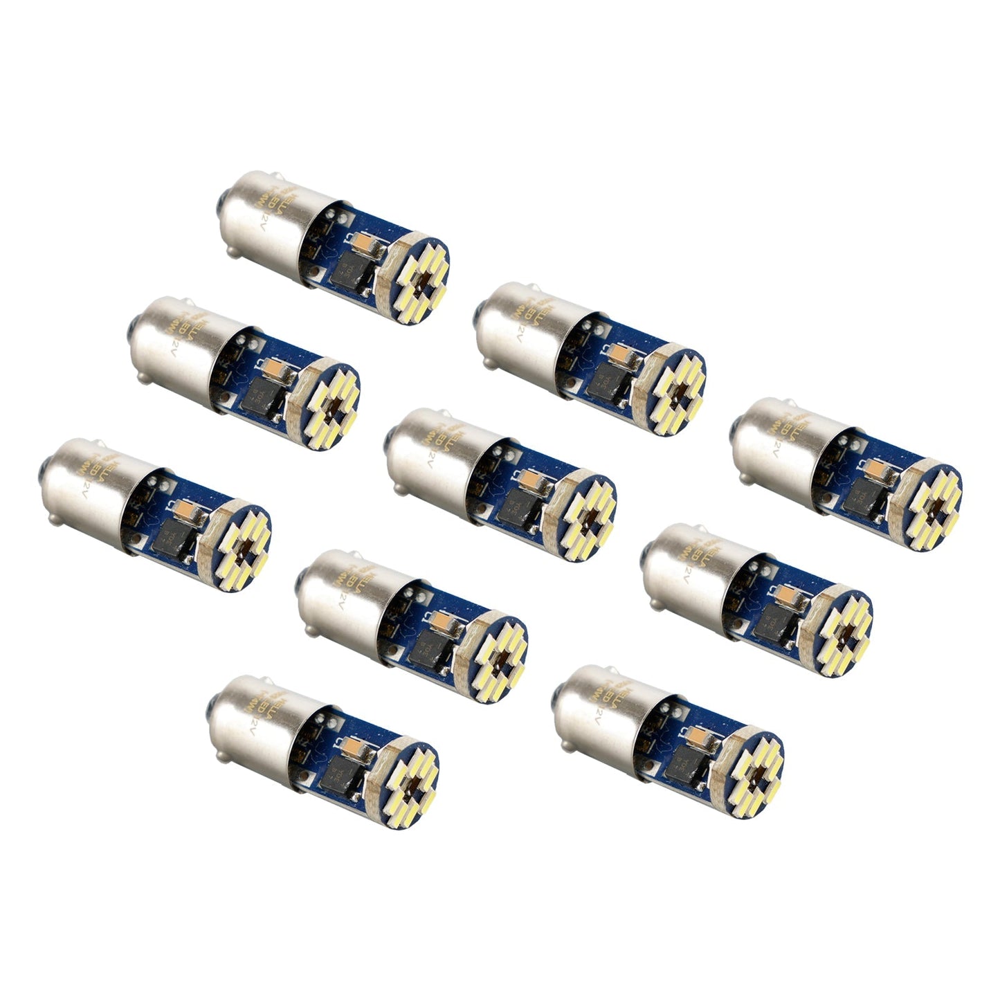 LED Retrofit Bulbs T4W 12V 1.5W BA9S 6000K for HELLA