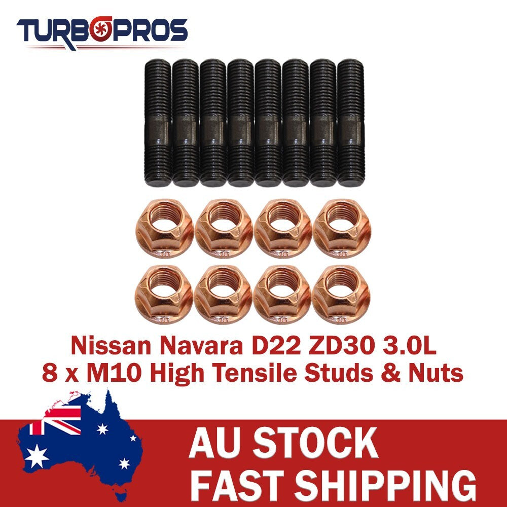 High Tensile Exhaust Manifold Stud Kit for Nissan Navara D22 ZD30 3.0L
