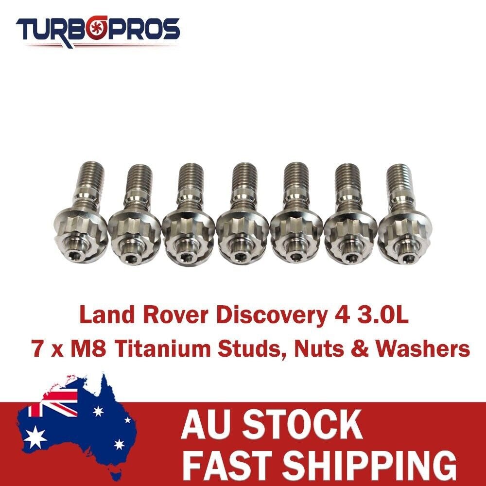 Titanium Turbo Charger Stud Kit for Land Rover Discovery 4 3.0L