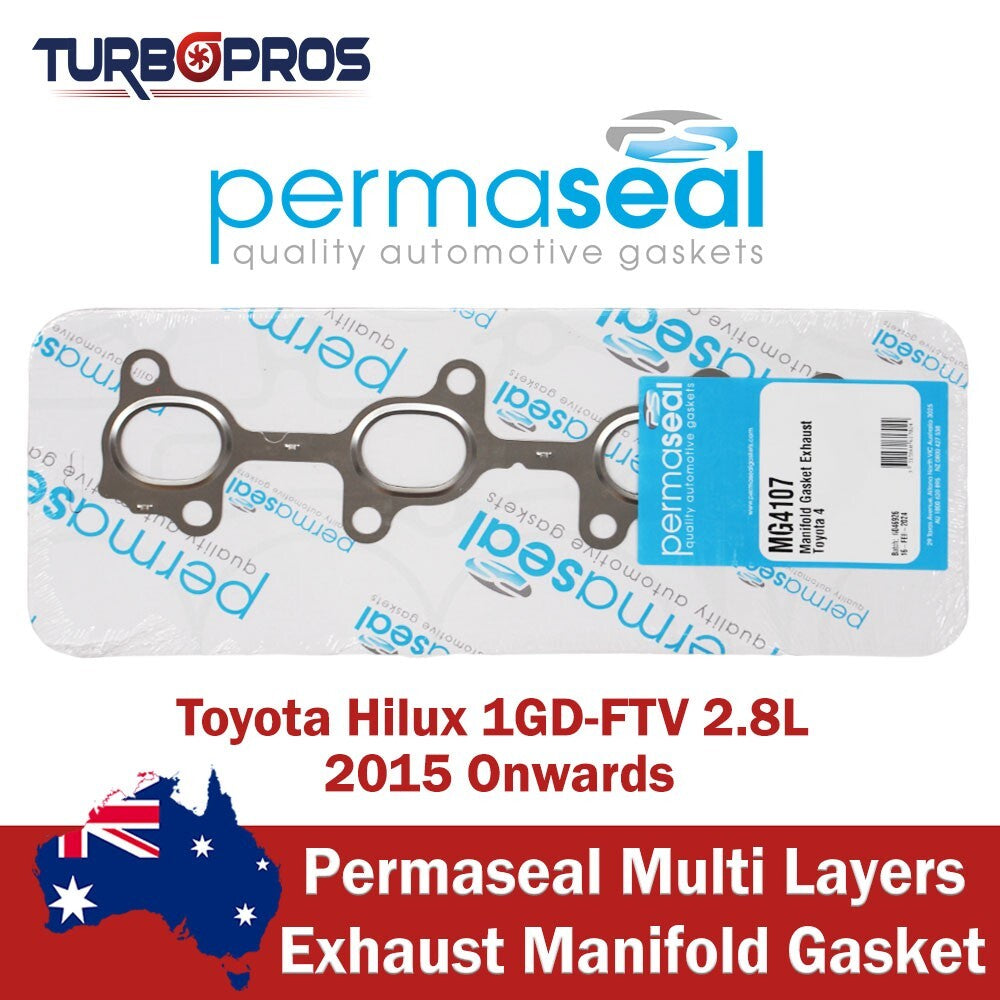 Permaseal Exhaust Manifold Gasket for Toyota Hilux 1GD-FTV 2.8L 2015 Onwards